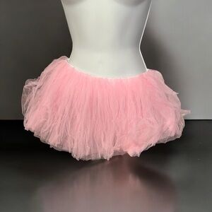 Elegant Pink Tulle Tutu Skirt – 5 Layers | One Size (NWOT)